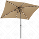 Solar LED Patio Umbrella | $49 | Best Choice Products | Promo code BESTCHOICE3299